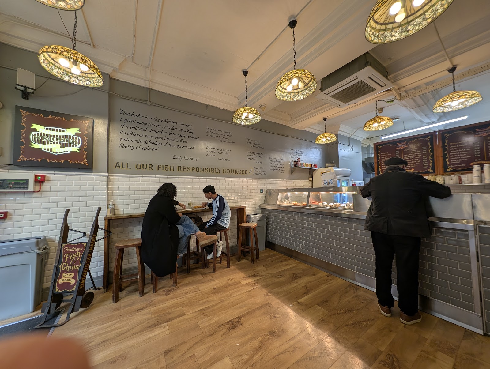 Wright's chippy Manchester